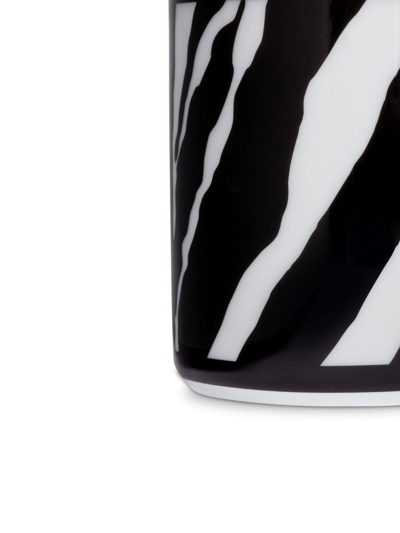 Shop Dolce & Gabbana Zebra-print Porcelain Mug In White