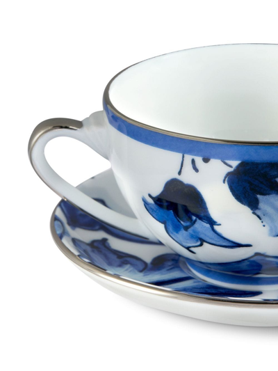 Shop Dolce & Gabbana Archive-print Tea Set In White