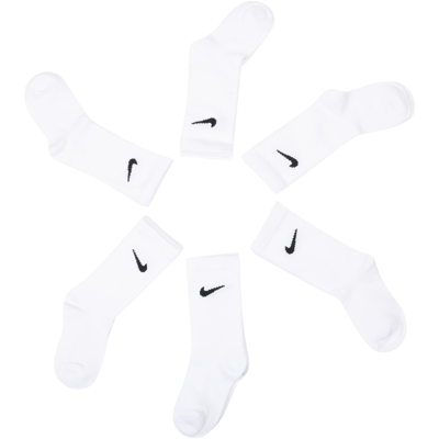 Nike White Set For Kids With Swoossh In White