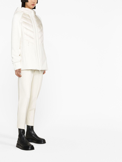 Shop Woolrich Suffolk Panelled Puffer Jacket In White