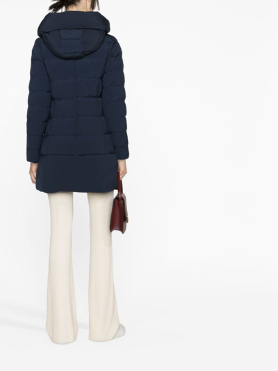Woolrich Puffy Parka In Blue