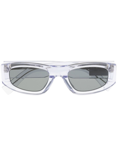 Shop Tommy Hilfiger Cat-eye Frame Sunglasses In Blau