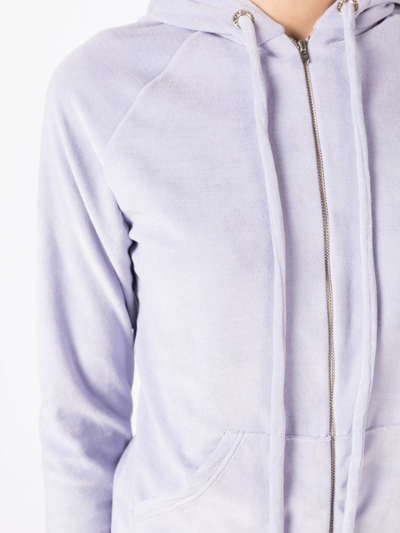 Amir Slama Zip-up Tracksuit Set In Purple