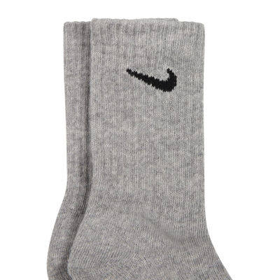 Nike Grey Set For Kids With Swoosh In Grey