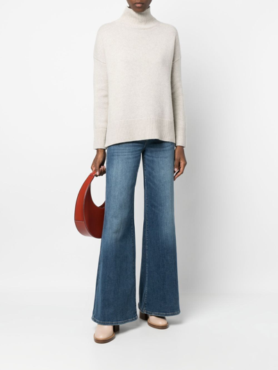 Kujten Ulla High-neck Cashmere Jumper In Nude