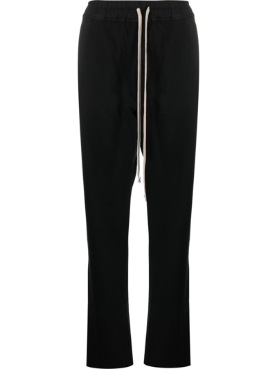 Rick Owens Drkshdw Drawstring Track Pants In Schwarz