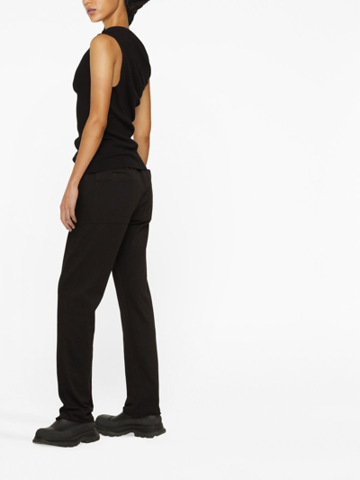 Rick Owens Drkshdw Drawstring Track Pants In Schwarz