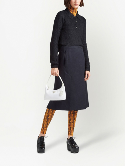 Prada Re-nylon Re-edition 2000 Mini-bag In Weiss