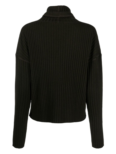 Eres Cajole Drawstring Roll-neck Jumper In Grün