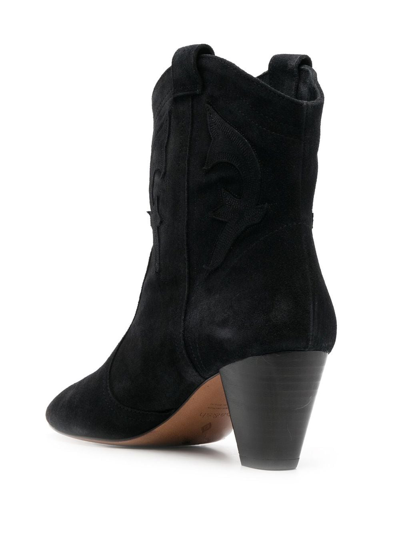 Shop Ba&sh Casey Suede Cowboy Boots In Schwarz