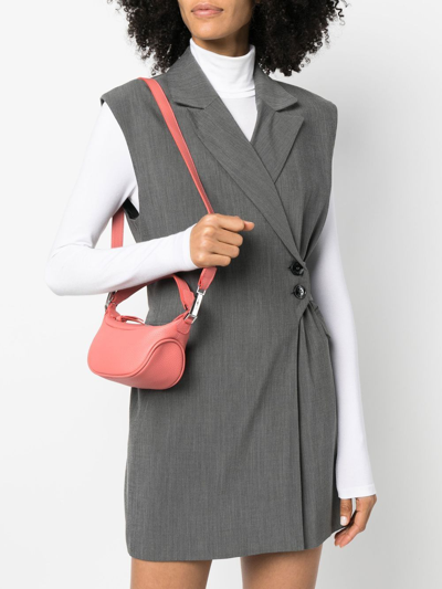 By Far Pebbled-texture Tote Bag In Rosa