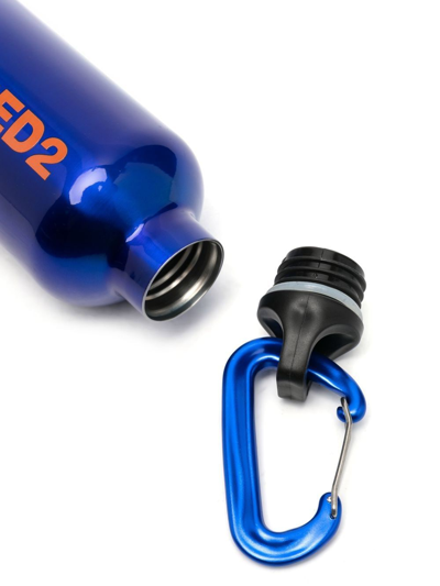 Dsquared2 D-ring Water Bottle In Blau