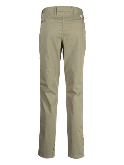 Shop Ps By Paul Smith Stretch-cotton Chinos In Grün