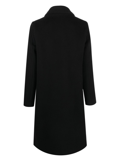 Shop Gianluca Capannolo Double-breasted Tailored Coat In Schwarz