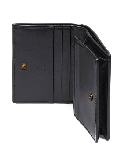 Shop Gucci Gg Matelassé Card Case Wallet In Schwarz
