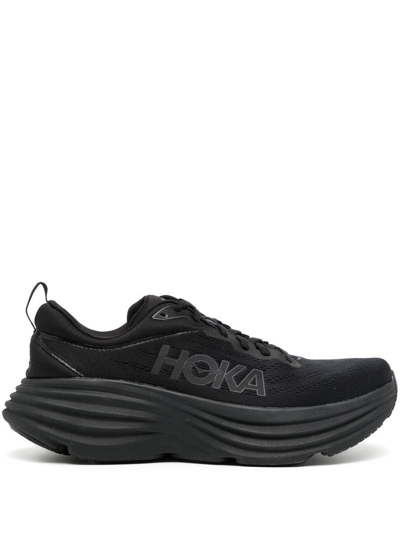 Hoka Bondi 8 Running Shoe In Animal Print
