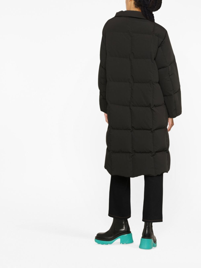Stand Studio Oversized Padded Parka Coat In Black
