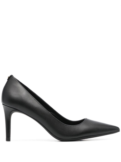 Michael Michael Kors 75mm Alina Pointed Pumps In Schwarz