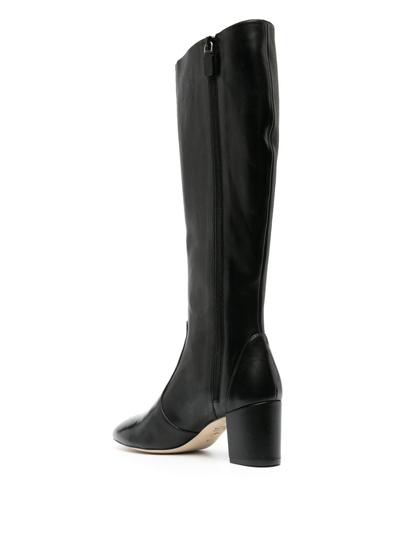 Shop Stuart Weitzman 60mm Yuliana Knee-high Boots In Schwarz