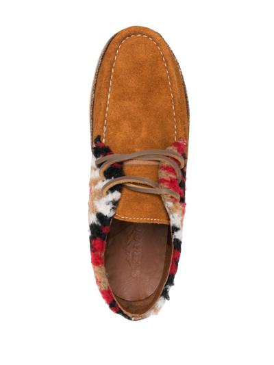 Shop Sebago Miwak Aztec Suede Ankle Boots In Braun