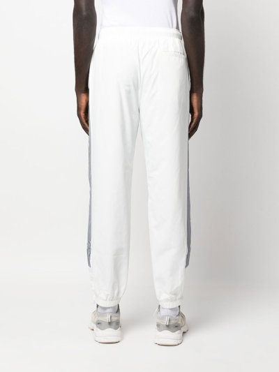 Shop Casablanca Side-stripe Track Pants In Weiss