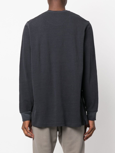 Shop Dsquared2 Logo-print Long-sleeve Sweatshirt In Grau