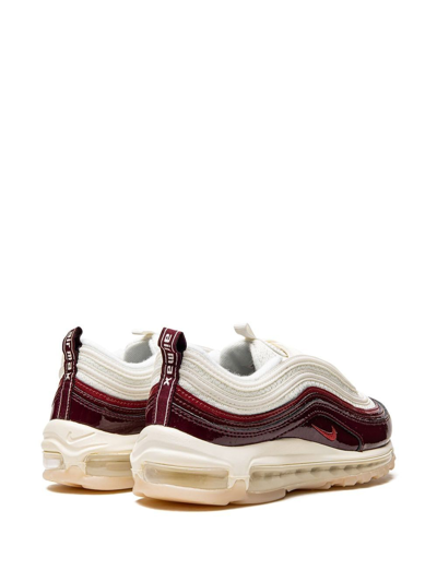Nike Air Max 97 Sneakers In Burgundy - Burgundy-red In White
