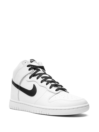Nike Dunk Hi Retro Sneakers In Weiss