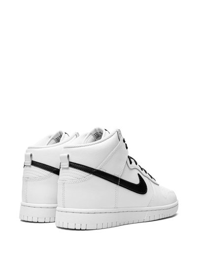 Nike Dunk Hi Retro Sneakers In Weiss
