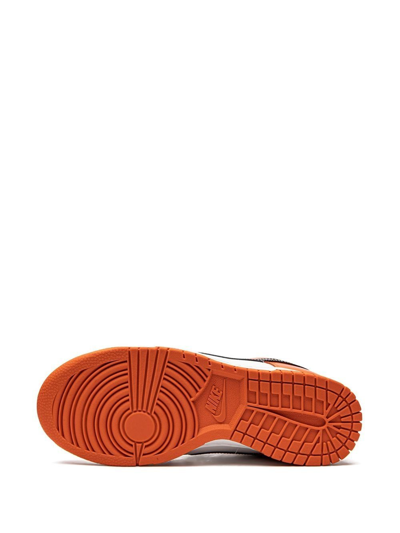 Shop Nike Dunk Low "orange/black Patent Leather" Sneakers