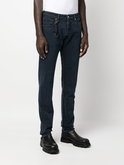 Shop Incotex Slim-fit Denim Jeans In Blau