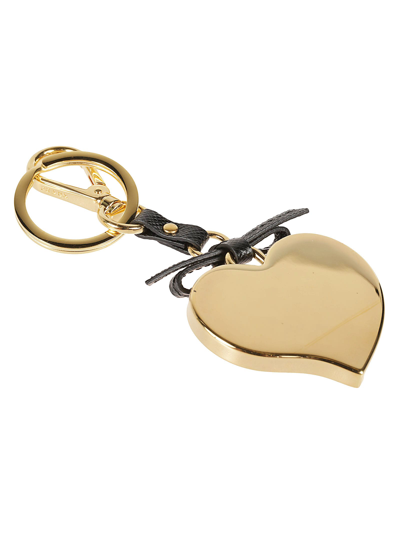 Shop Prada Do Trick Keyring In Black