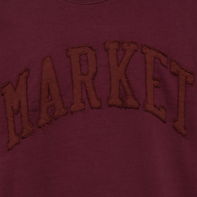 Shop Market Vintage Sweatshirt In Crimson