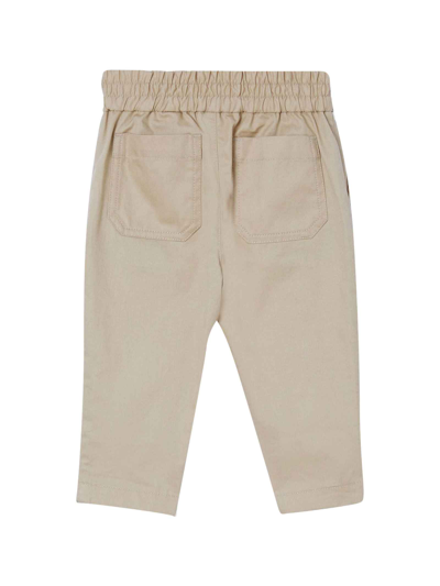 Shop Burberry Beige Trousers Baby