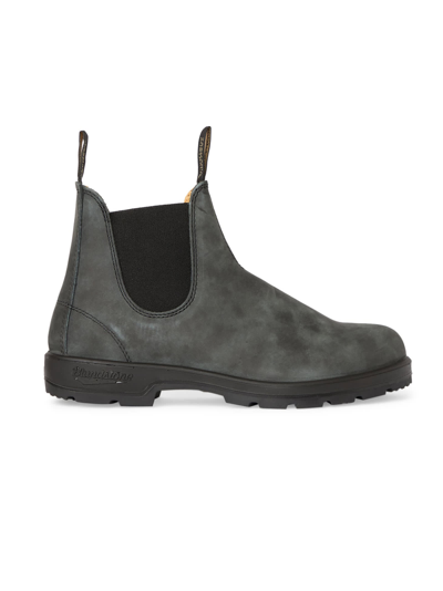 Shop Blundstone Nabuk Boots In Grey