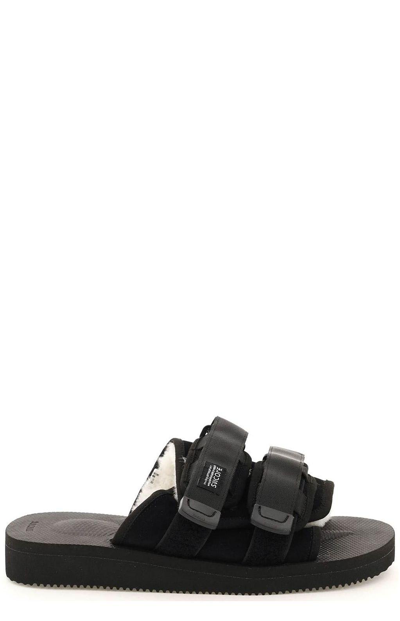 Shop Suicoke Moto Mab Sandals In Nero