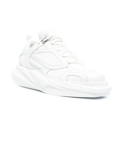 Shop Alyx White Calf Leather Sneakers In Bianco