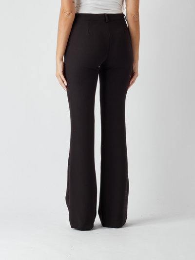 Shop Versace Jeans Couture Trousers Cady Bistretch Trousers In Nero