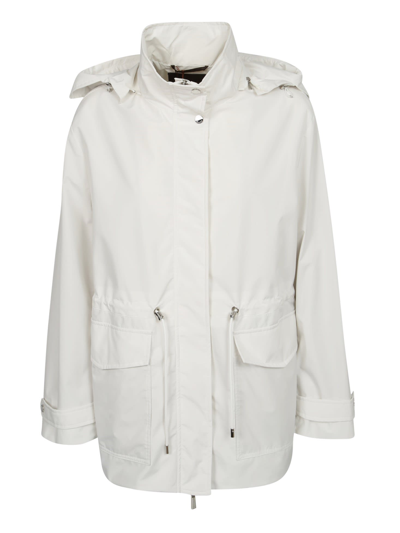Shop Moorer Amapolla Jacket In White
