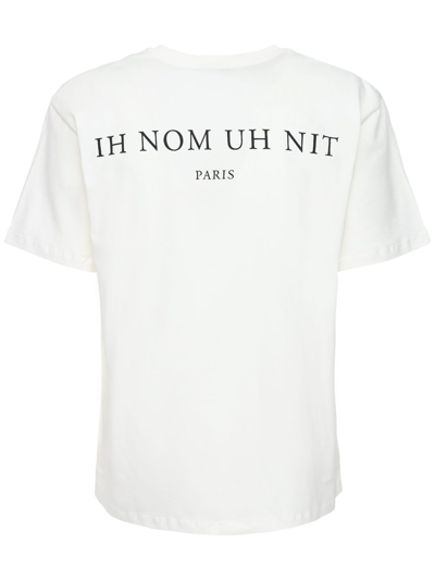 Shop Ih Nom Uh Nit White Cotton T-shirt In Bianco
