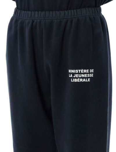 Shop Liberal Youth Ministry Printed Joggers In Black