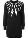 NEIL BARRETT Lightning bolt sweatshirt,HANDWASH