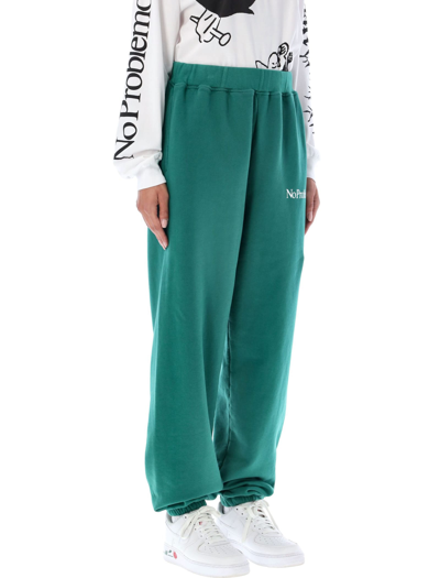Aries Mini Problemo Jogging Pants In Alpine Green