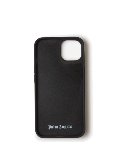 Shop Palm Angels Logo Stamp Iphone 13 Case In Black