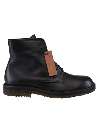 Shop Dondup Black Leather Boots