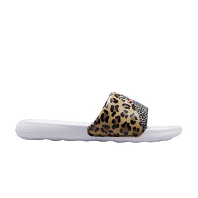 NIKE Pre-owned Wmns Victori One Printed Slide 'beach Of The Bleachers' In White