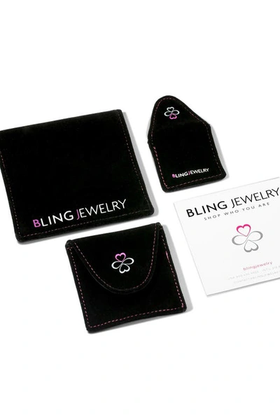Shop Bling Jewelry Fun Magnetic Crystal Detail Huggie Earrings In Grey
