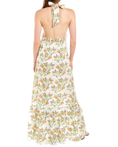 Shop Celina Moon Halter Neck Maxi Dress In Multi