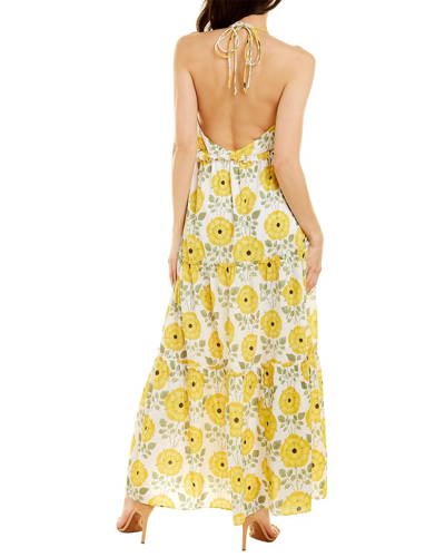 Shop Celina Moon Tiered Dress In Yellow