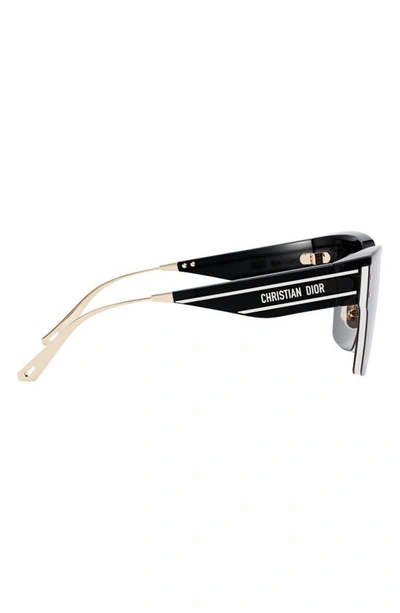 Shop Dior 'club M4u 00mm Shield Sunglasses In Grey / Smoke